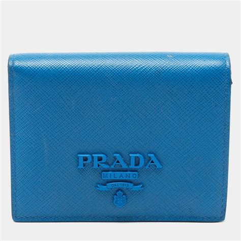 blue prada wallet mens|prada bifold wallets for women.